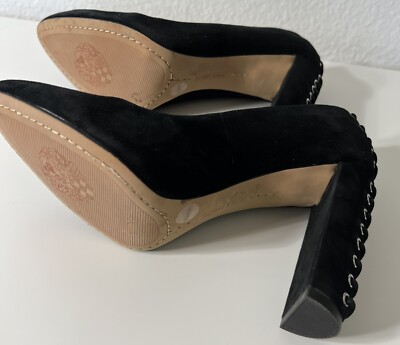 8.5 Vince Camuto VC-Dallan Black True Suede Pumps Womens  display picture 1