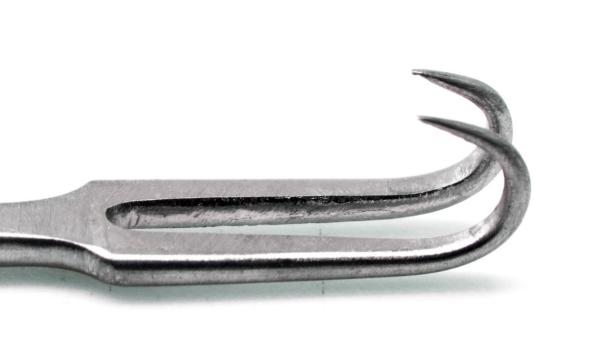Joseph Skin Hook Surgical Retractor – 6.25 Inch Double Sharp Prongs 5mm – S.S