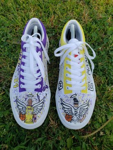 Custom Laker Vans #kobe #Gigi | eBay