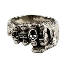 FIST RING IN STAINLESS STEEL