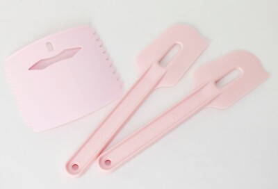 TUPPERWARE TUPPERWARE Teigschaber Clou Rosa + 2x Teigschaber für Kinder