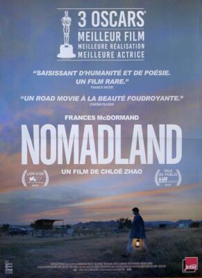 NOMADLAND - FRANCES McDORMAND - ORIGINAL FRANZÖSISCHES FILMPLAKAT