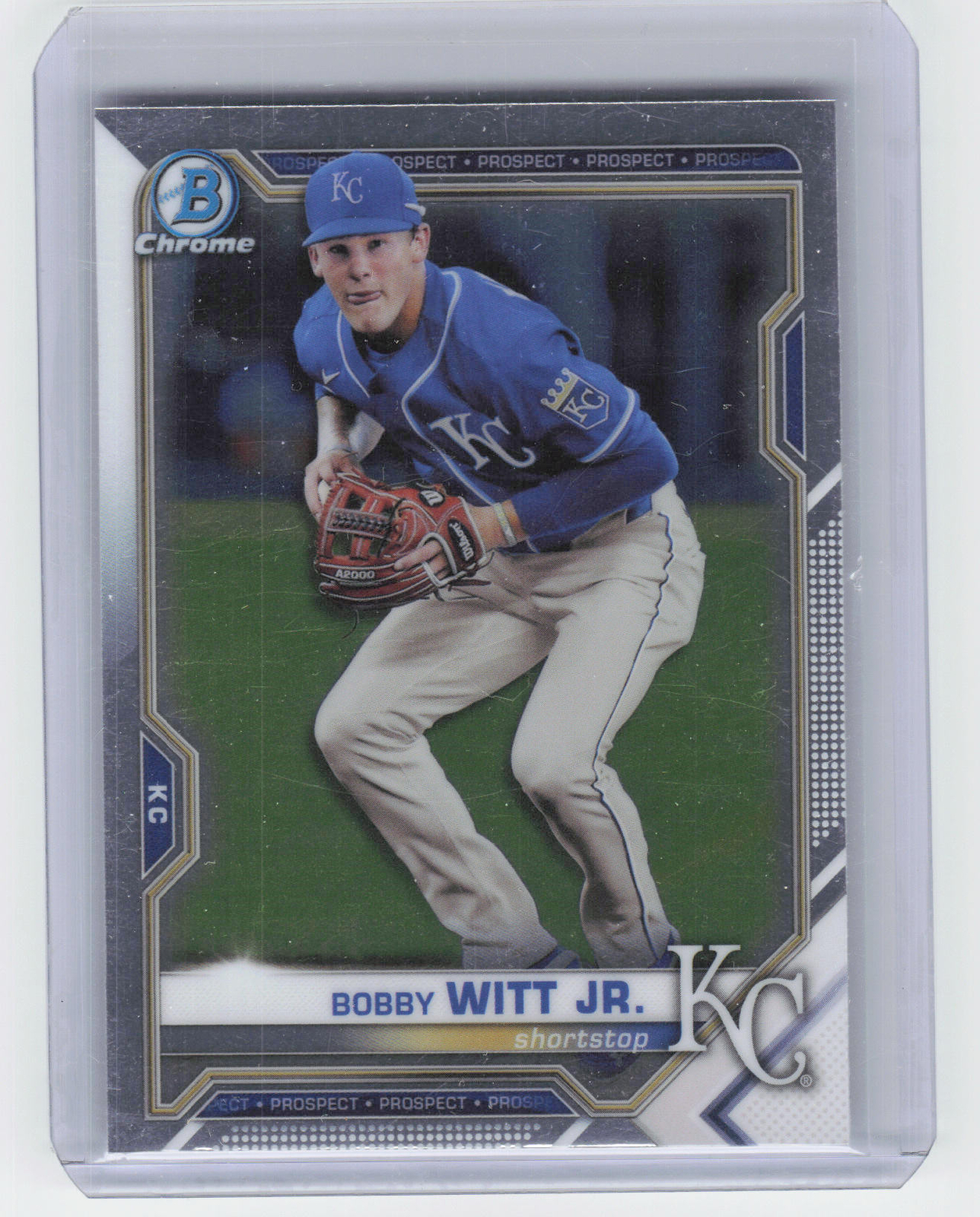 2021 Bowman Chrome #BCP-193 Bobby Witt Jr. Prospects Kansas City Royals