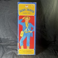 VTG Jean Jeans 1975 Whitman 1948 Paper Doll W/ Box