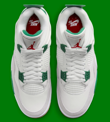 NEW Nike SB X Air Jordan 4 IV Pine Green White Gray DR5415-103 100