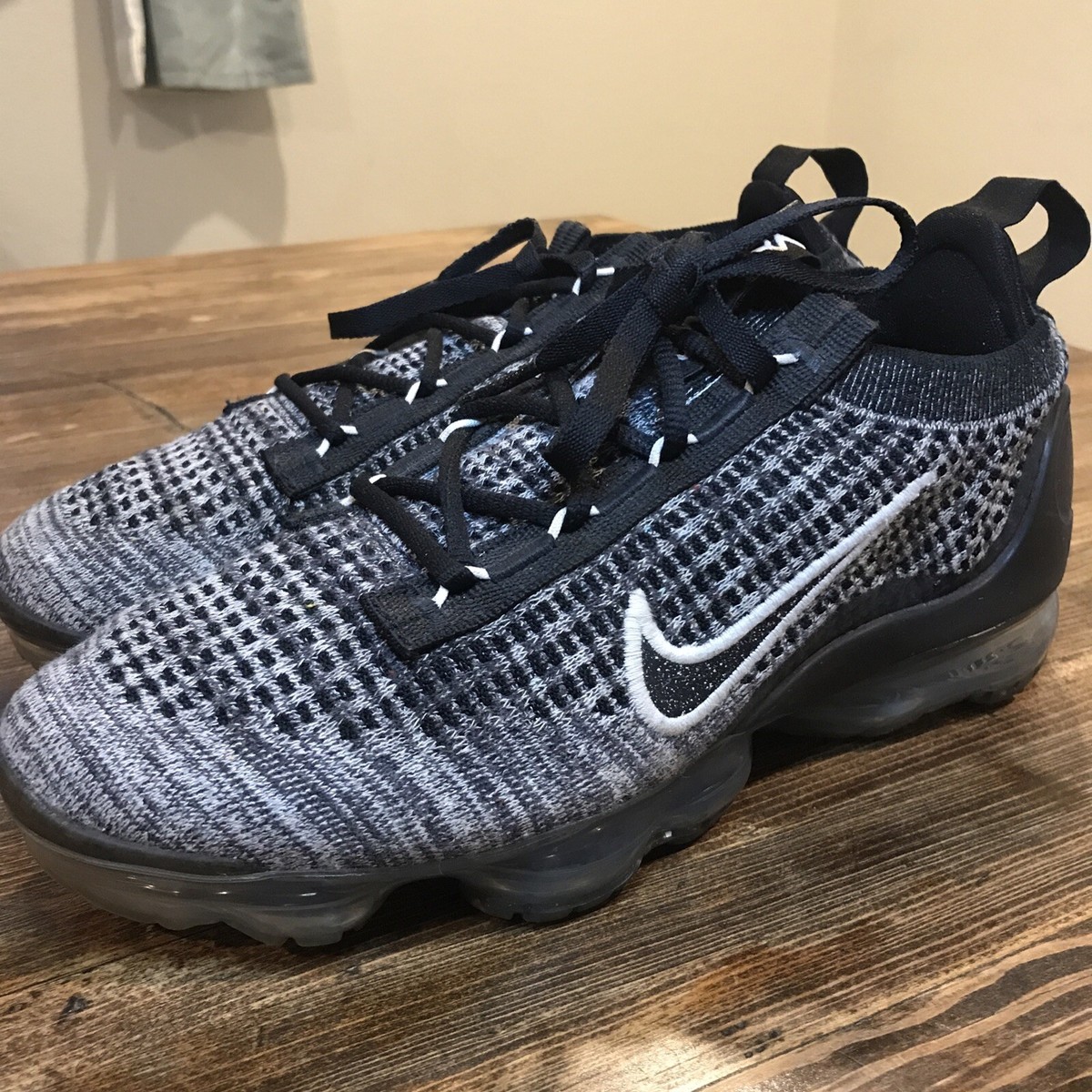 NIKE Air Vapormax 2021 Flyknit Oreo Black-White Women's