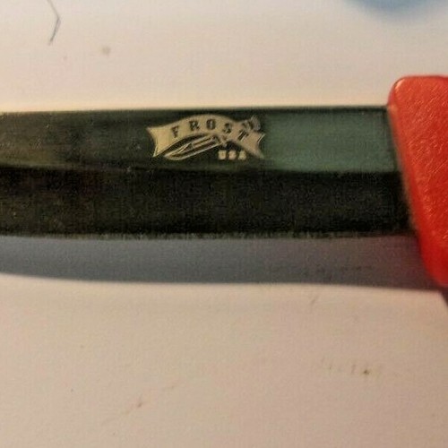 Frost Cutlery FC-251 RED DAGGER Fixed Blade Knife + Sheath 8.5" - Picture 3 of 7