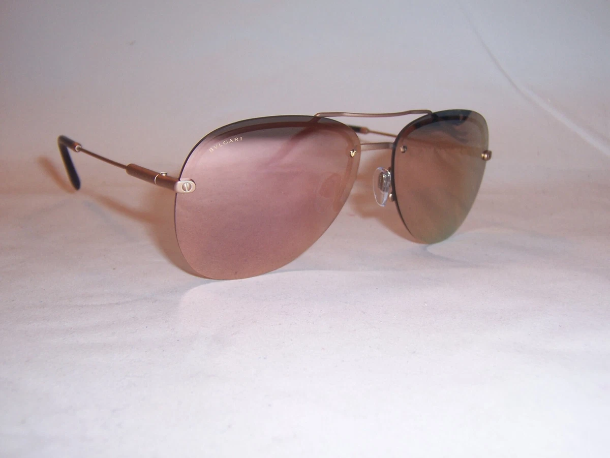 Bvlgari sunglasses top rose gold