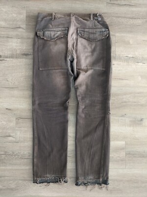 Rick Owens FW06 Brown Aircut Denim Size 33 | eBay