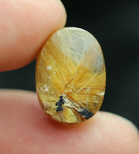 8.9ct Rare NATURAL Clear RUTILATED Crystal Polished pendant - Picture 6 of 6