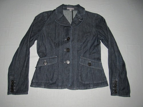 DENIM JEAN JACKET SIZE 4 PETITE | eBay