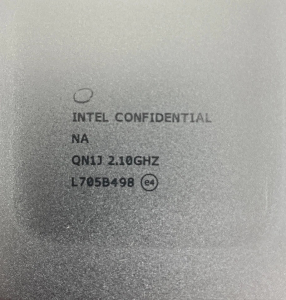 Lot 2ea--CONFIDENTIAL QN1J-Intel Xeon Silver 4116 - 2.1 GHz 12-Core SR3HQ - Image 2 of 4