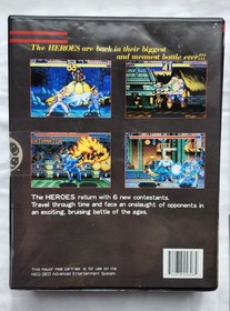 Neo Geo AES - World Heroes 2 ( US ) CIB &ndash; Complete &ndash; SNK