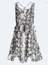 Women’s Mini Ruffle Tank Devil Wears Prada Scoop Dress, Size M, New!