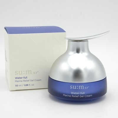 SU:M37 Water-full Marine Relief Gel Cream 50ml Moisturizing Hydration K-Beauty