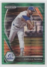2021 Panini Prizm Draft Picks Green Pulsar Prizm Carlos Tavera #PDP137 0b5