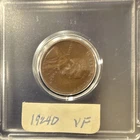 1924-D Lincoln Wheat Small Cent VF Bronze BN Denver  Circulated Uncertified