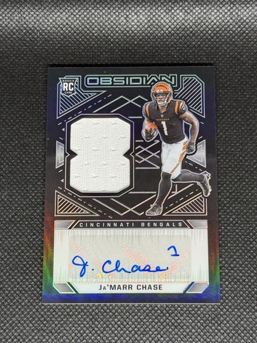 Ja'Marr Chase - 2021 Panini Obsidian Auto Patch /125 RPA RC