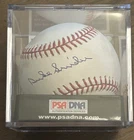 Duke Snider Autographed Rawlings Baseball PSA/DNA Auto Grade: 9 Baseball Grade 9