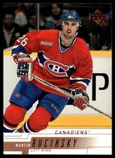 2000-01 Upper Deck Martin Rucinsky Montreal Canadiens #94