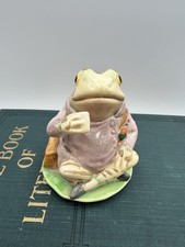 Beatrix Potter Mr. Jeremy Fisher Figurine Frog Toad Frederick Warne Co Beswick