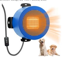 Pet Heater Fast Heating Outdoor Dog Cat House Fan Safe Waterproof 200W 400W New