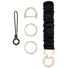 Stretchy Key Chain Wristlet Polyester Wristlets Keychain for