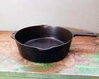 Early Griswold Hammered Cast Iron Deep Chicken Fryer Skillet!