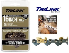 Trilink SC56 Titanium Chainsaw Chain 16" Husqvarna, Craftsman, Poulan & More...