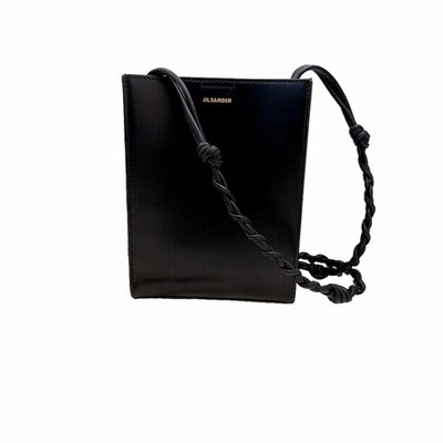 Jil Sander Tangle Small Leather Shoulder Bag Black Japan