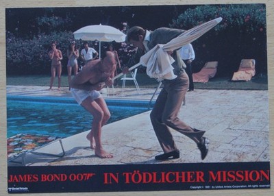 Aushangfoto  J.Bond  In tödlicher Mission / For Your Eyes Only 7.  Roger Moore