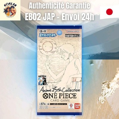   Japanischer Booster One Piece EB02 Anime Collection 25th Anniversary | Karten