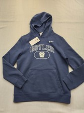 Nike Butler Bulldogs Hoodie Youth Size Large Club Fleece Sweatshirt New
