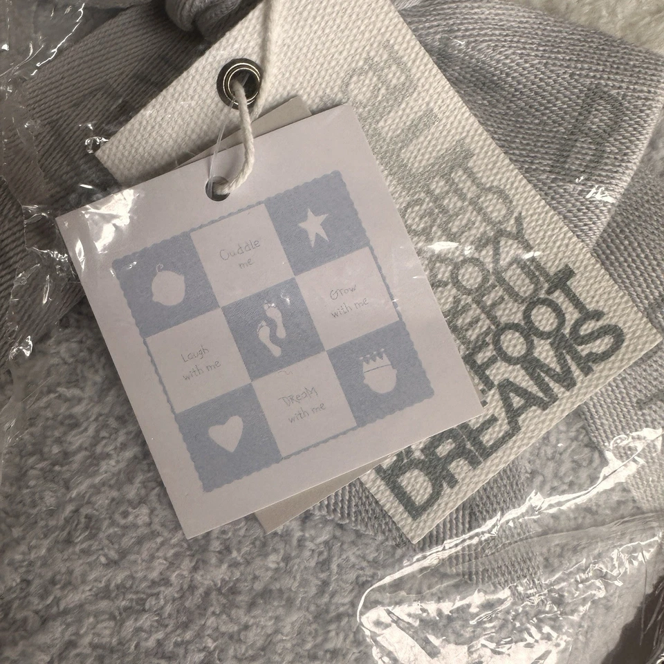 NUEVO Barefoot Dreams Cozychic Cuddle Baby Manta Azul Perla Niño Receptor Foto 4 de 4