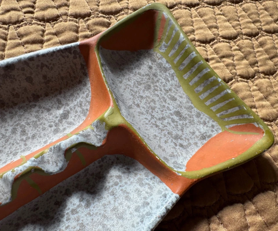 Vintage MCM Hedi Schoop Lou Hoenig Ceramic Fish Ashtray Mid Century Modern 50s - Image 4 of 4