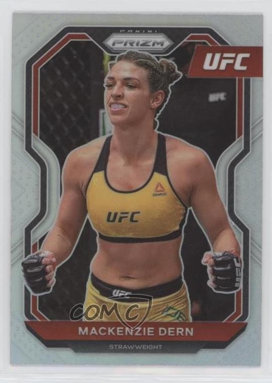 2021 Panini Prizm UFC Silver Prizm Mackenzie Dern #76 pe8