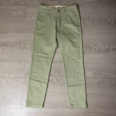 NWT Banana Republic Slim Fit Light Green Chino Stretch Pants Mens 32x32 Tapered