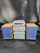 Technics Se-hd505 Mini System FM CD Nastro Luci Blu Senza Telecomando