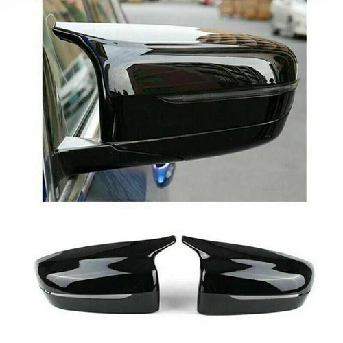 FOR BMW G30 G20 G11 G12 M STYLE GLOSS BLACK ABS SIDE MIRROR COVER CAPS