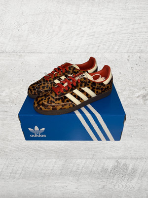 Adidas Samba OG Leopard Preloved Red Sneaker JI2734 Neu OVP Schneller Versand  