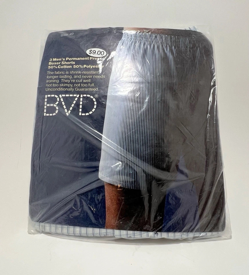 Calzoncillos boxer de colección BVD 3PK (multicolor) corte completo para hombre de polialgodón talla 40 Foto 2 de 4