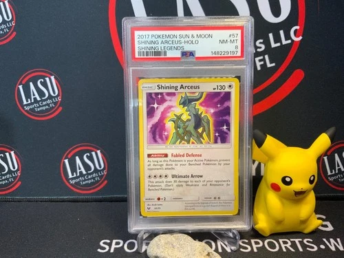 Shining Arceus 57/73 Shining Legends PSA 8 Pokemon
