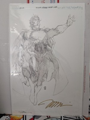   Street Level Hero Exclusive Absolute Superman Art Print signed Jim Lee W COA  