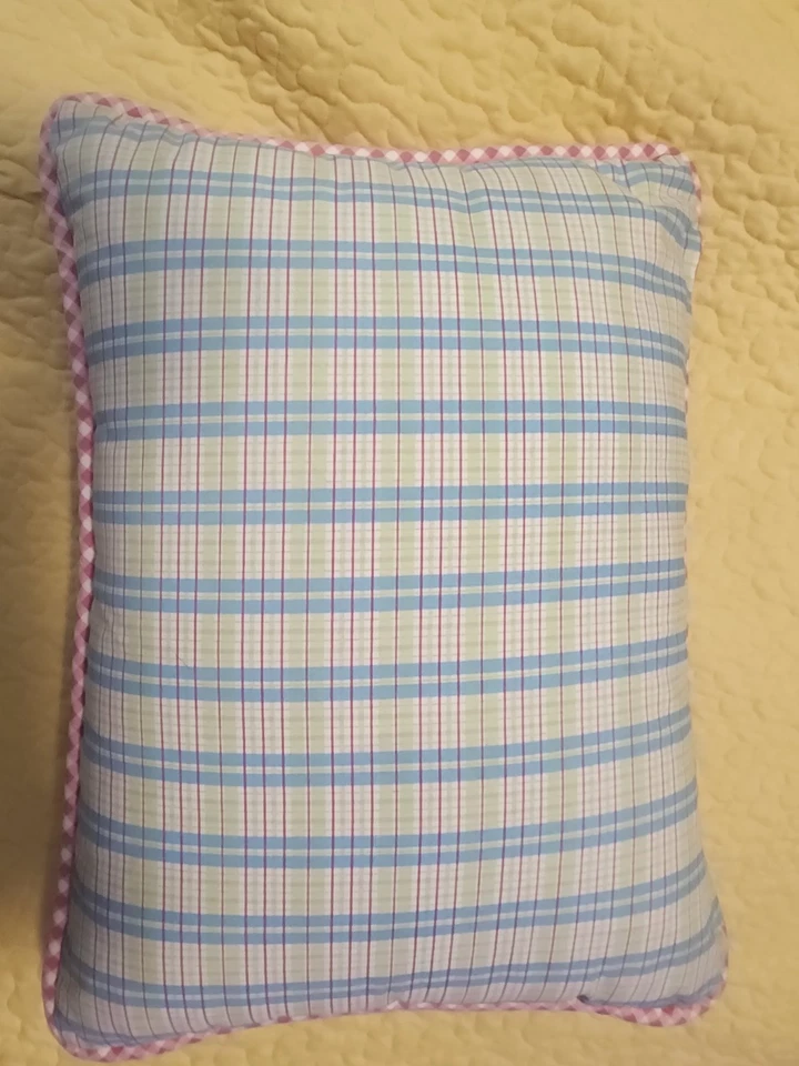 Lilly Pulitzer Grand Armee The Breakers Vtg Custom 12X16 Pillow Piped Trimmed  - Image 4 of 4