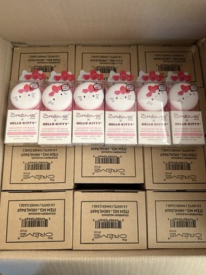 The Crème Shop Hello Kitty Macaron Lip Balm 0.26oz Clear, Hyaluronic Acid
