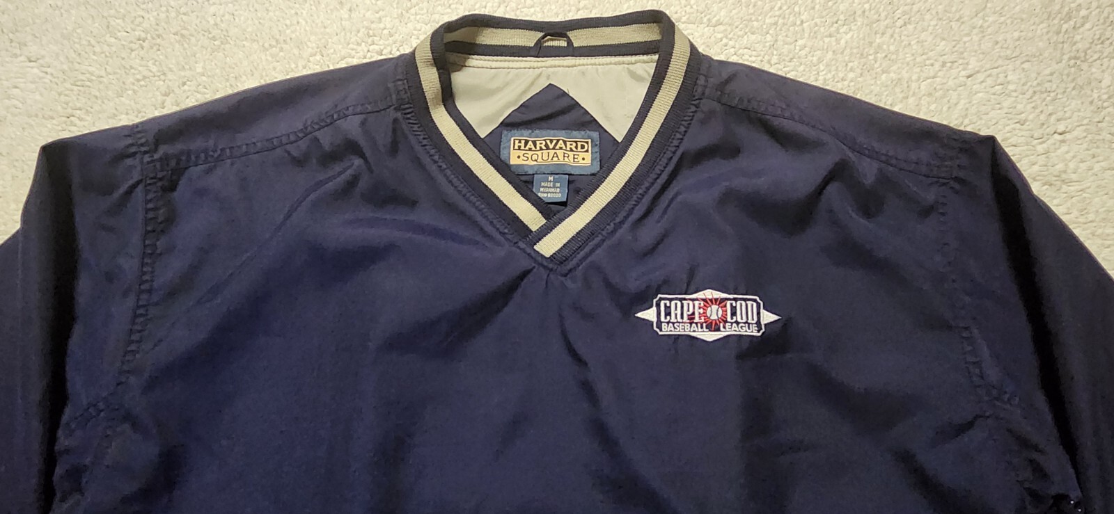 Cape Cod Baseball Pullover Windbreaker Long Sleev… - image 5