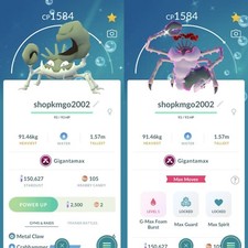 Shiny Gigantamax Kingler - Pokémon Go - Trad...