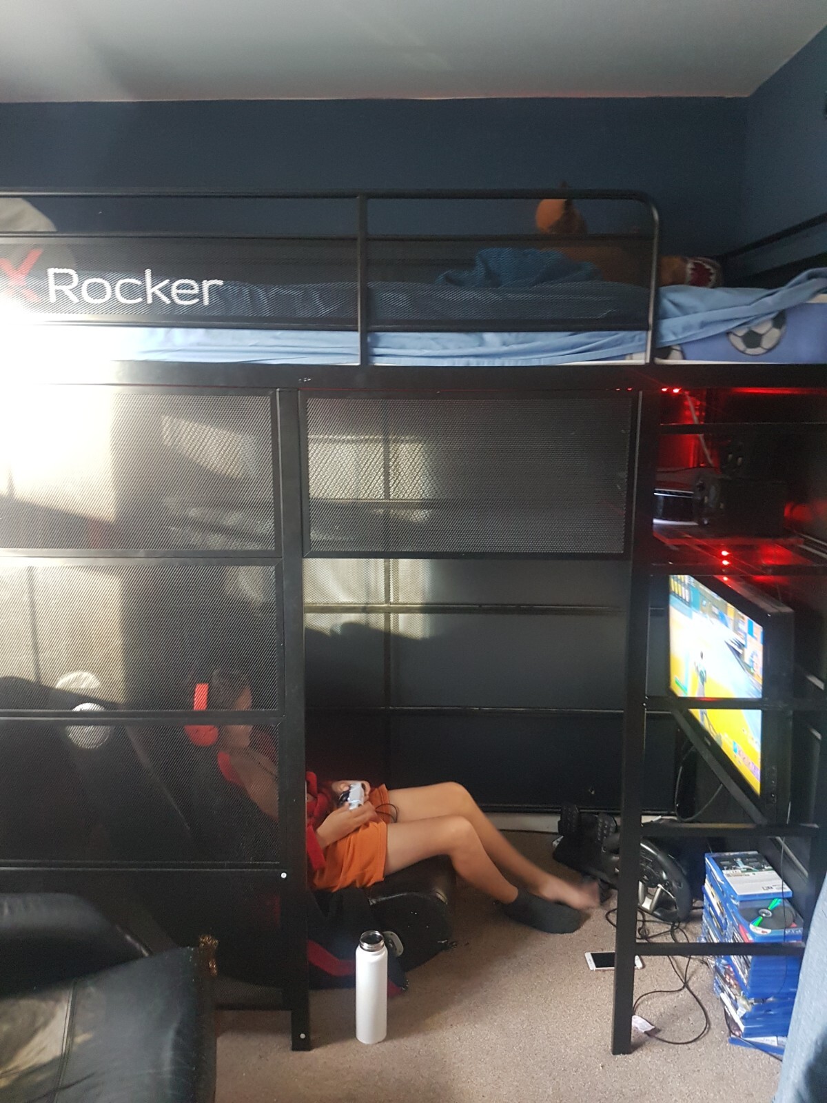 XRocker Fortress High Sleeper Bunk Bed Gaming Bed eBay