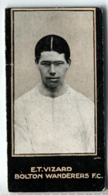 Tabakkarte, Smith, FOOTBALLERS, Football, 1912, E Vizard, Bolton Wanderers, #6