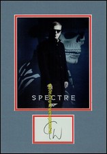Christoph Waltz James Bond Spectre Blofeld autógrafo firmado UACC RD 96